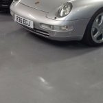 Porche cars in garage showing Garage Floor Coating